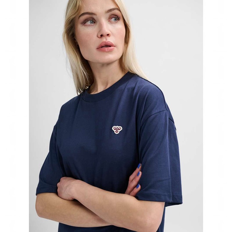 Hummel Loose Bee S/S Hose Damen Navy | 397040-230