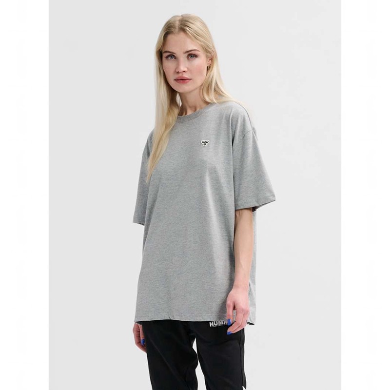 Hummel Loose Bee S/S T-shirts Damen Grau | 721531-254