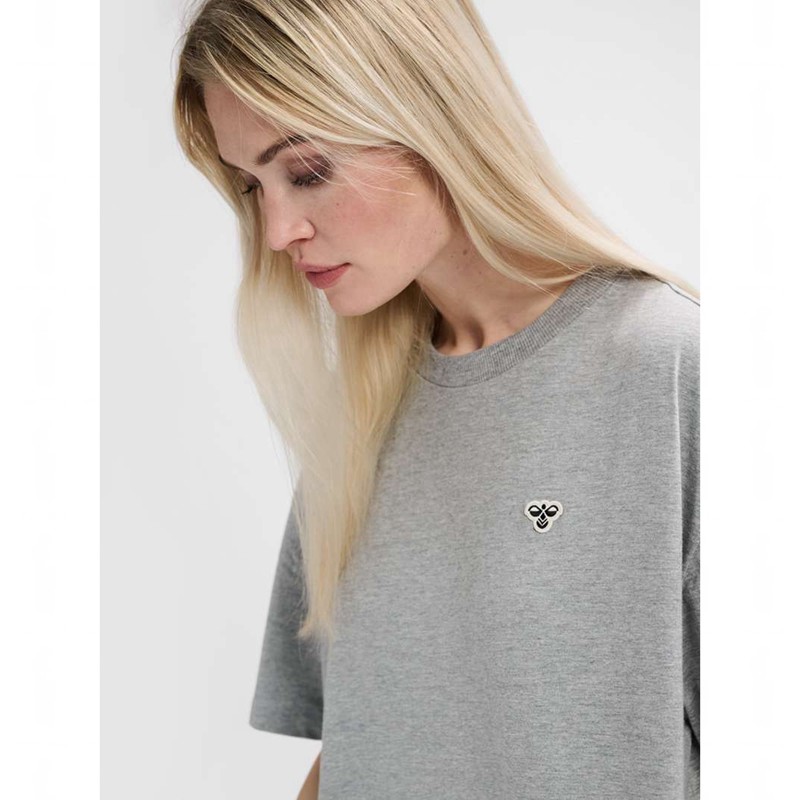 Hummel Loose Bee S/S T-shirts Damen Grau | 721531-254