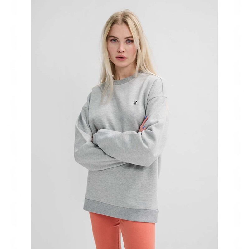 Hummel Loose Crewneck Bee Strumpfhose Damen Grau | 810798-064