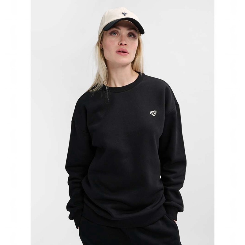 Hummel Loose Crewneck Bee Sweatshirt Herren Schwarz | 853692-305