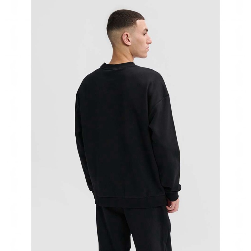 Hummel Loose Crewneck Bee Sweatshirt Herren Schwarz | 853692-305