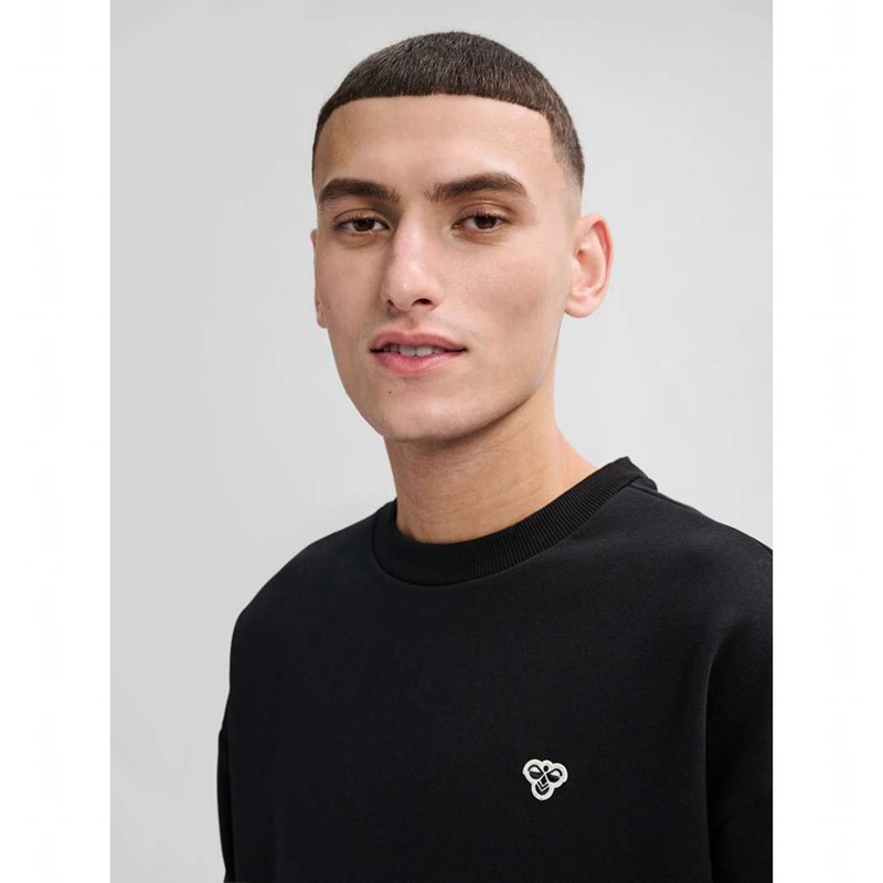 Hummel Loose Crewneck Bee Sweatshirt Herren Schwarz | 853692-305
