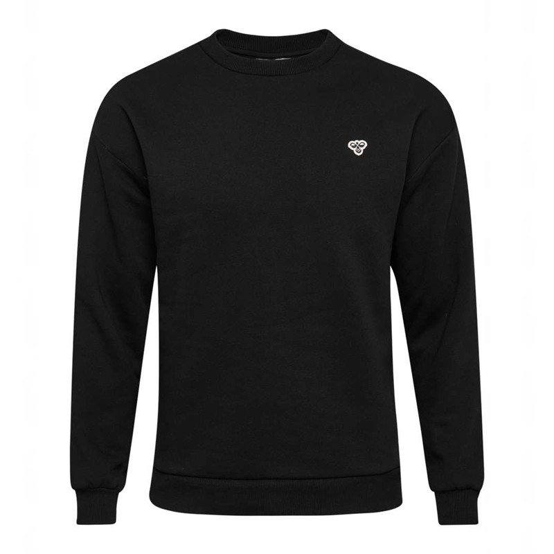 Hummel Loose Crewneck Bee Sweatshirt Herren Schwarz | 853692-305