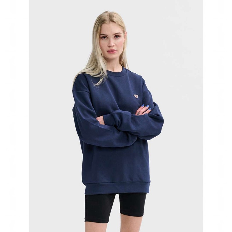 Hummel Loose Crewneck Bee Sweatshirt Herren Navy | 748956-168