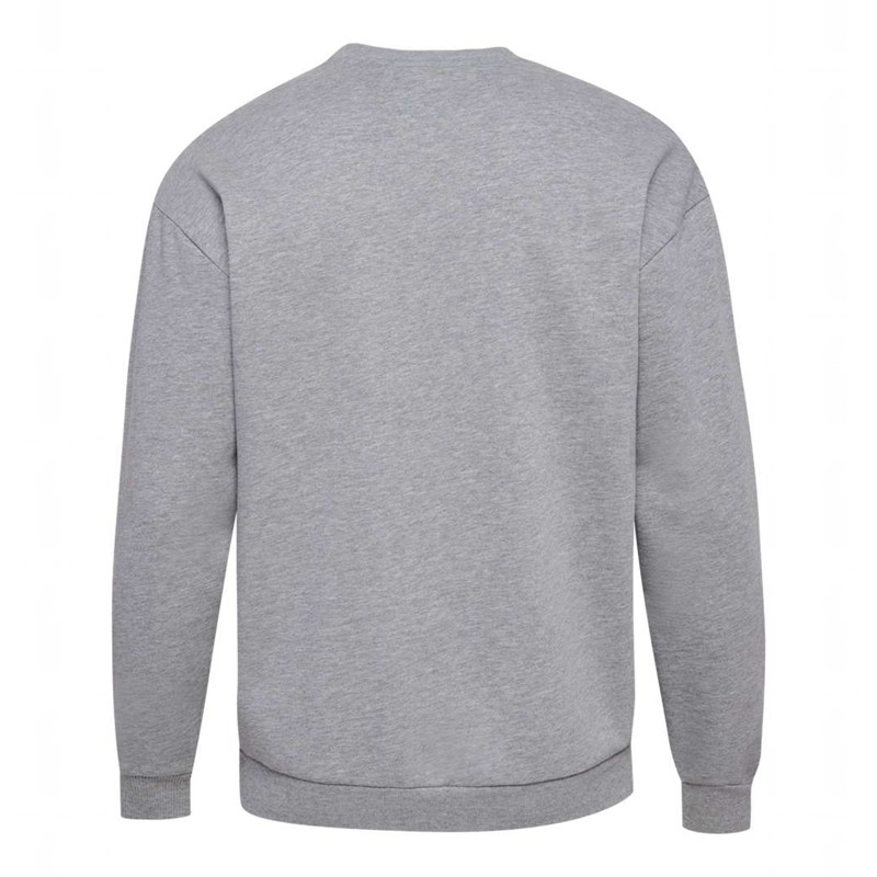Hummel Loose Crewneck University Bee Sweatshirt Herren Grau | 433303-207