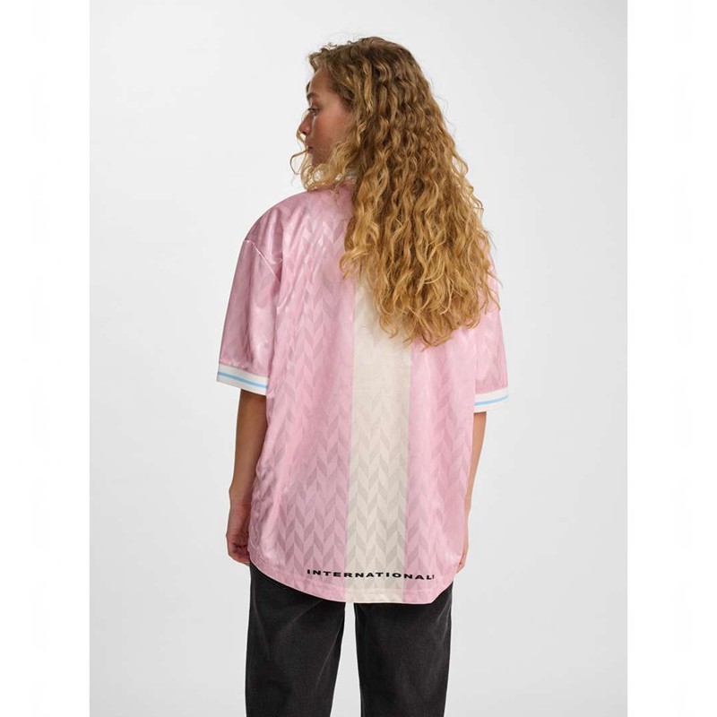 Hummel Loose Fb S/S Jacken Damen Rosa | 445668-588