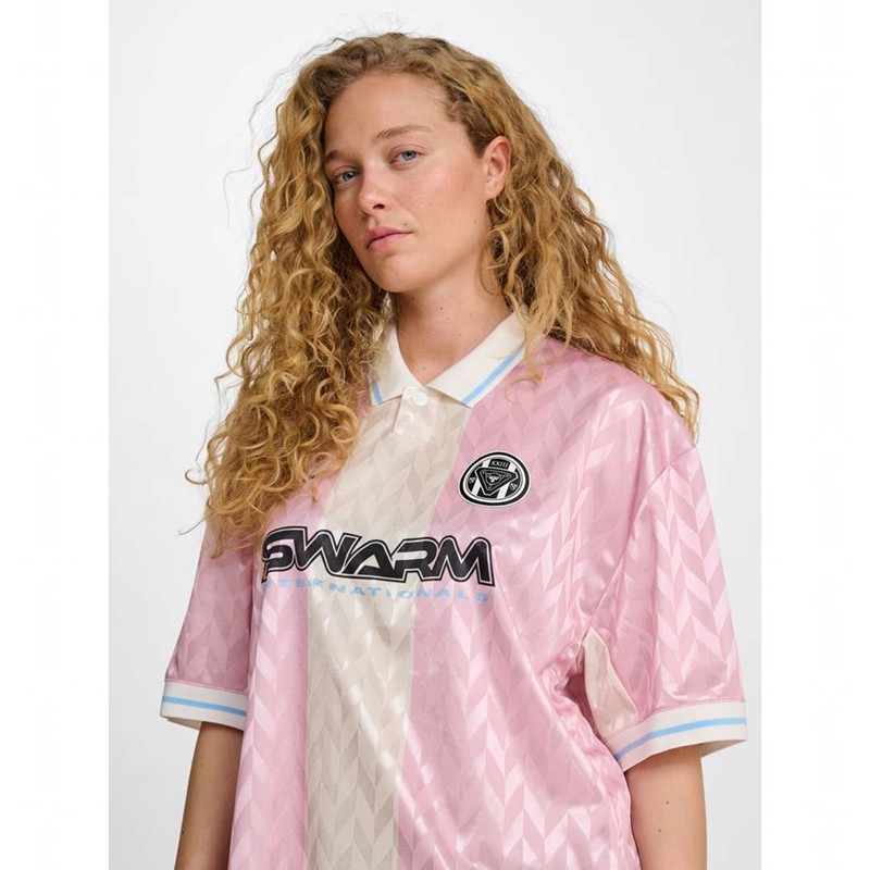 Hummel Loose Fb S/S Jacken Damen Rosa | 445668-588