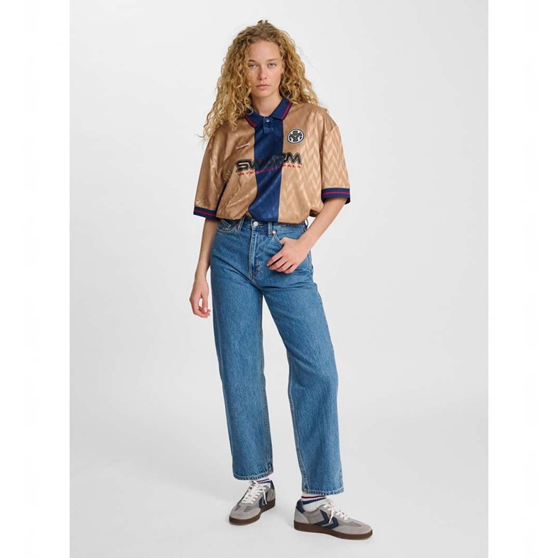 Hummel Loose Fb S/S Trikot Damen Gold | 510975-116