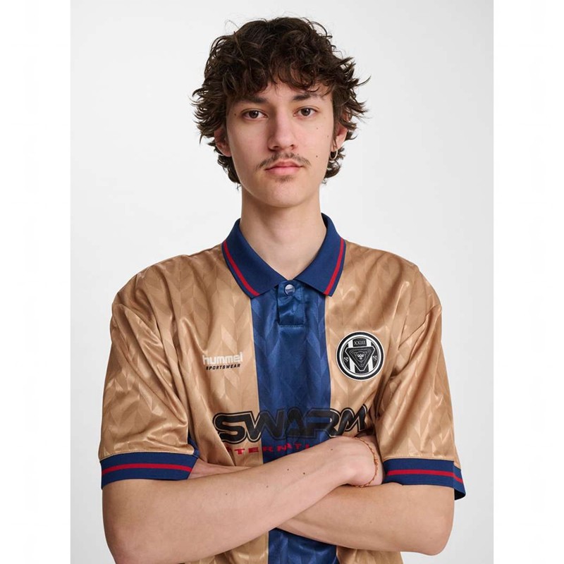 Hummel Loose Fb S/S Trikot Damen Gold | 510975-116
