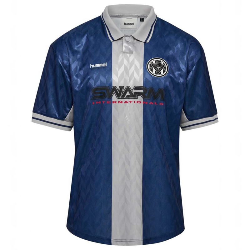 Hummel Loose Fb S/S Trikot Herren Blau | 634424-529