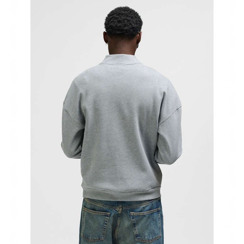 Hummel Loose Half Zip Bee Sweatshirt Herren Grau | 895488-452