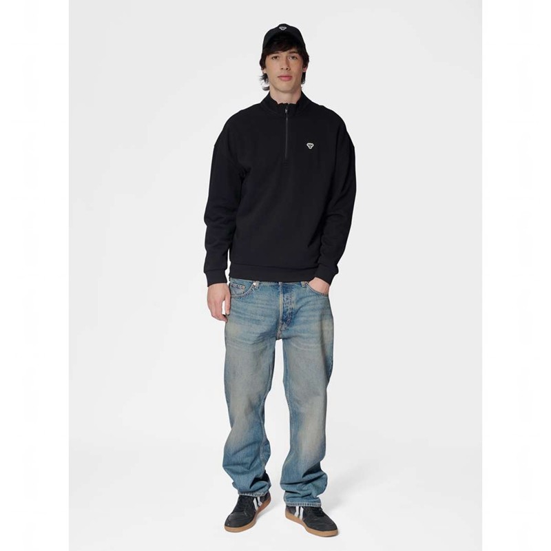 Hummel Loose Half Zip Bee Sweatshirt Herren Schwarz | 738772-763