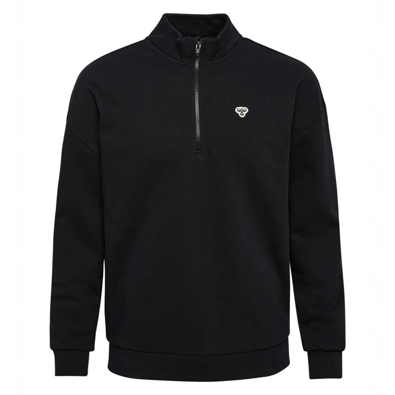 Hummel Loose Half Zip Bee Sweatshirt Herren Schwarz | 738772-763