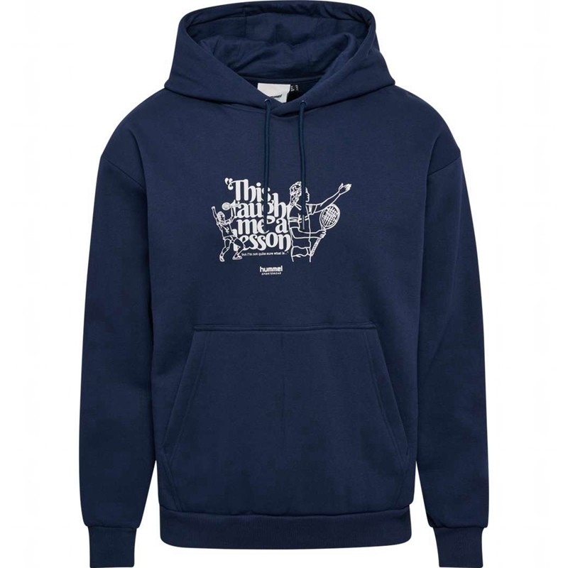 Hummel Loose Lesson Hoodie Herren Navy | 280837-420
