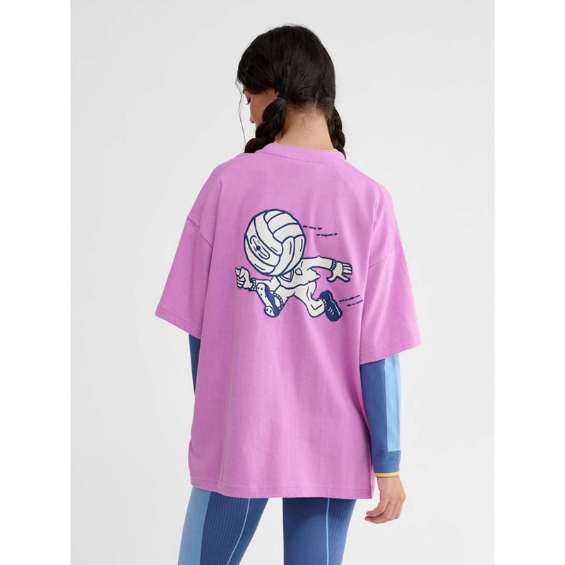 Hummel Loose S/S Headball Kurze Hose Damen Rosa | 739889-231