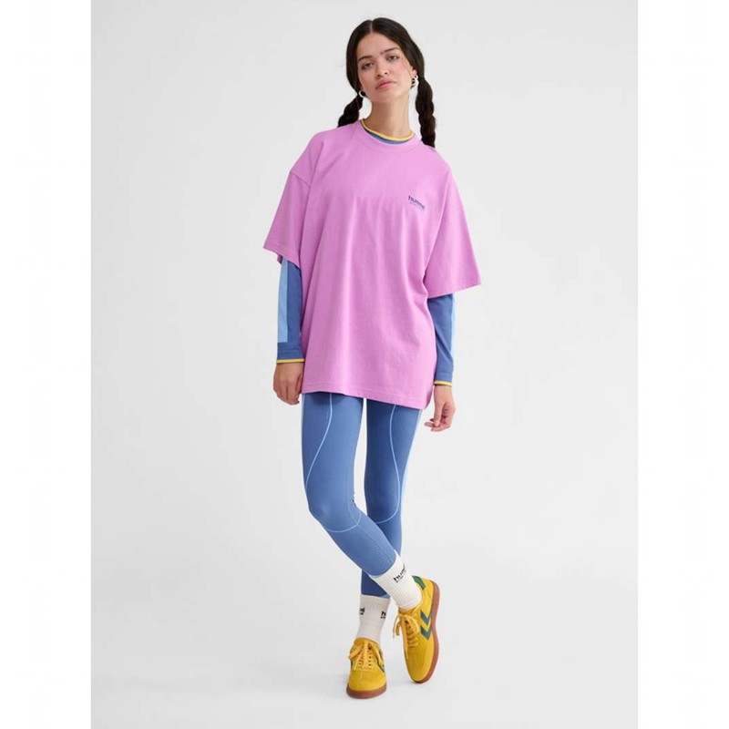 Hummel Loose S/S Headball Kurze Hose Damen Rosa | 739889-231