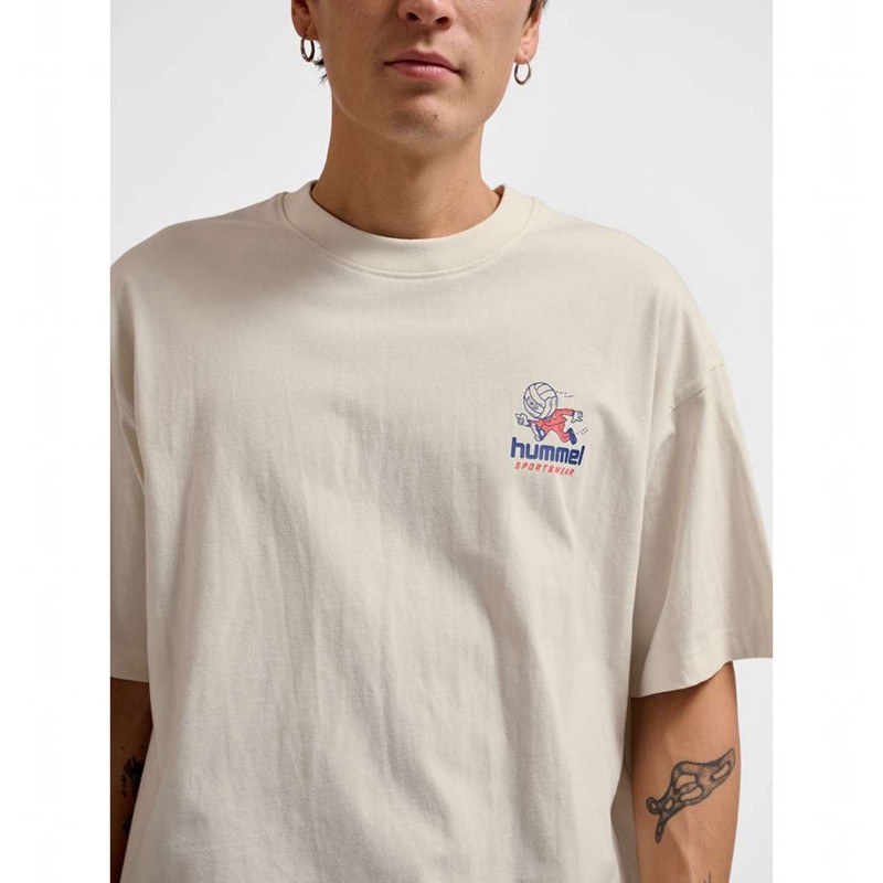 Hummel Loose S/S Headball T-shirts Herren Weiß | 730143-924