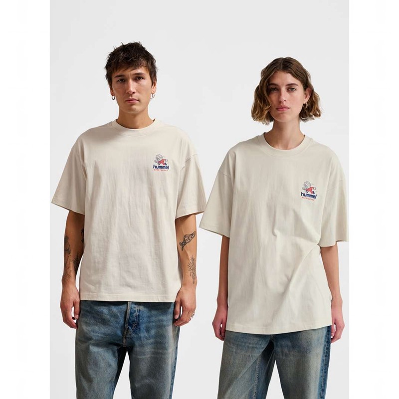 Hummel Loose S/S Headball T-shirts Herren Weiß | 730143-924