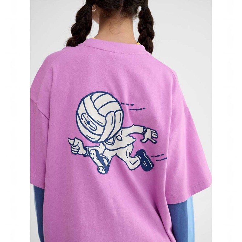 Hummel Loose S/S Headball T-shirts Herren Rosa | 954453-368