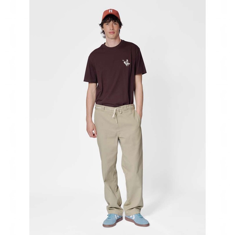 Hummel Loose S/S Lesson T-shirts Herren Schokolade | 266790-491
