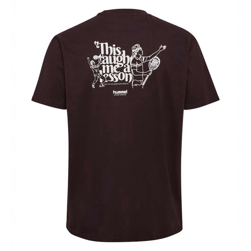 Hummel Loose S/S Lesson T-shirts Herren Schokolade | 266790-491