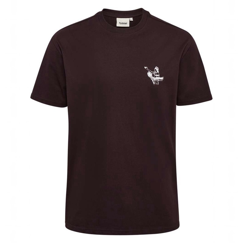 Hummel Loose S/S Lesson T-shirts Herren Schokolade | 266790-491