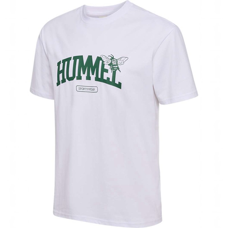 Hummel Loose S/S University Bee T-shirts Herren Weiß | 492016-221