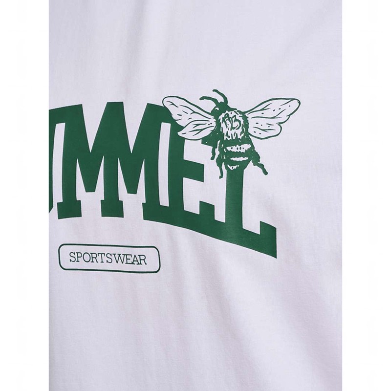 Hummel Loose S/S University Bee T-shirts Herren Weiß | 492016-221
