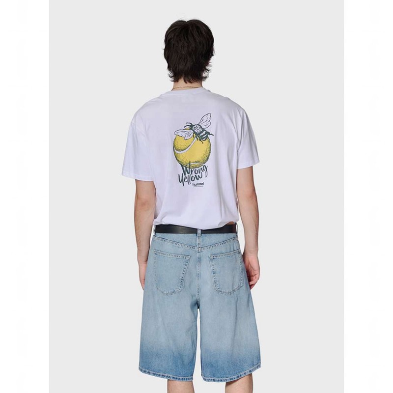Hummel Loose S/S Wrong Yellow T-shirts Herren Lavendel | 446631-433