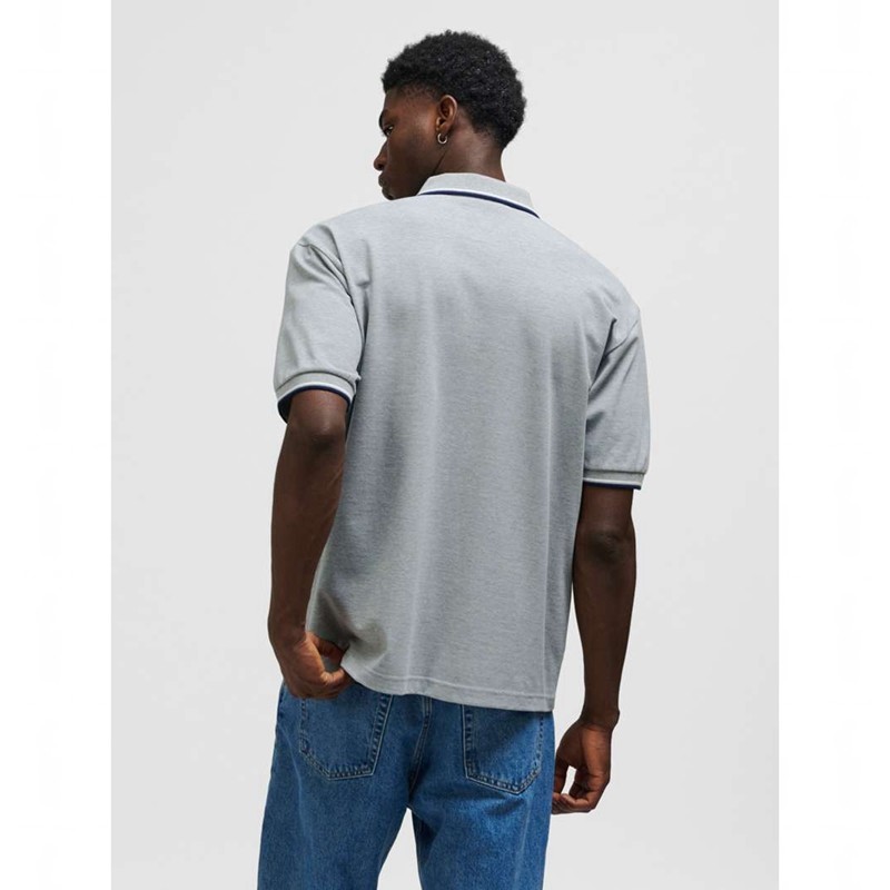 Hummel Loose Shirt S/S Bee Polo Shirts Herren Grau | 921599-995