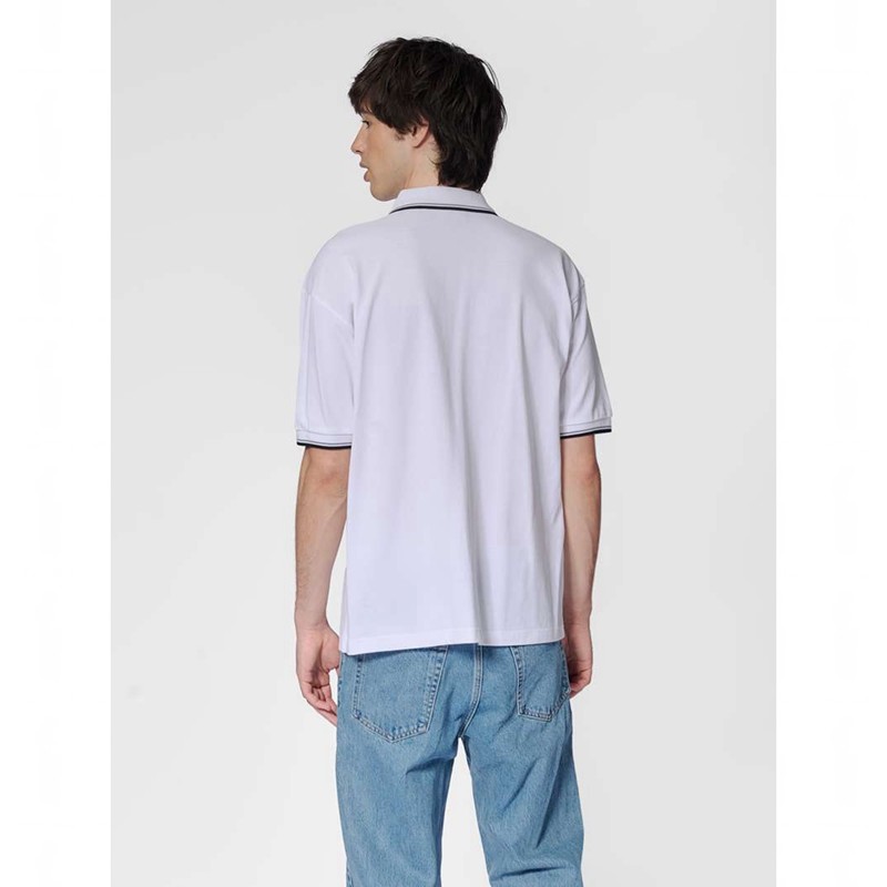 Hummel Loose Shirt S/S Bee Polo Shirts Herren Weiß | 471744-439