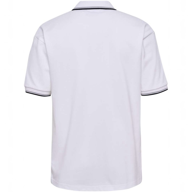 Hummel Loose Shirt S/S Bee Polo Shirts Herren Weiß | 471744-439