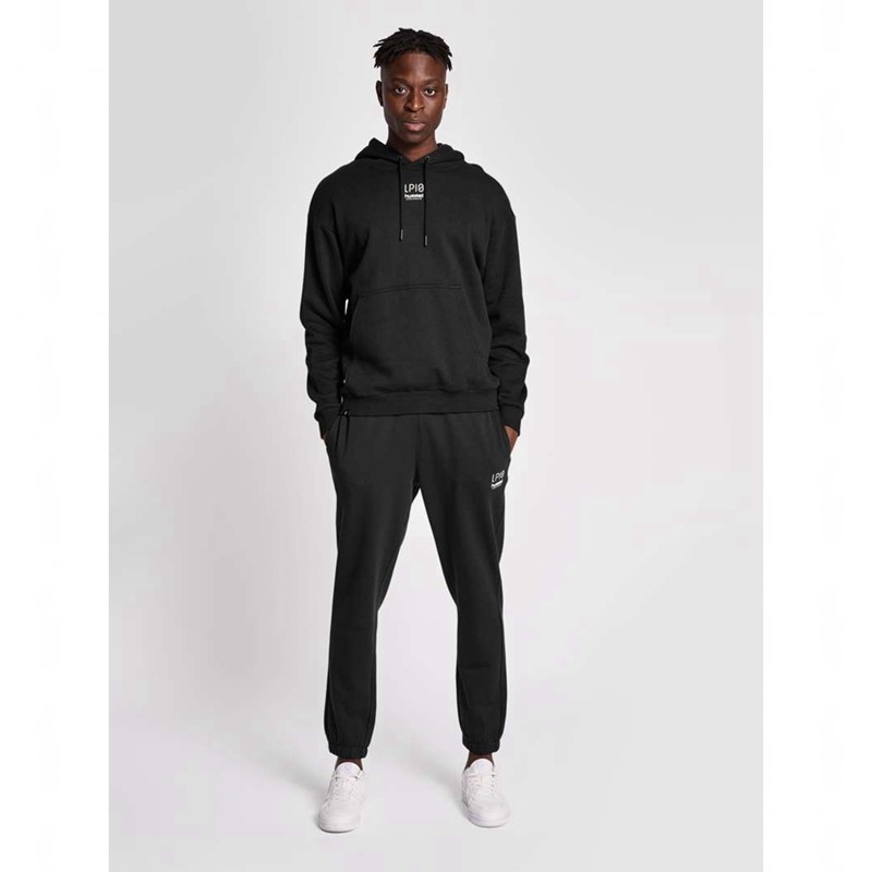 Hummel Lp10 Boxy Sweat Hoodie Herren Schwarz | 344676-963