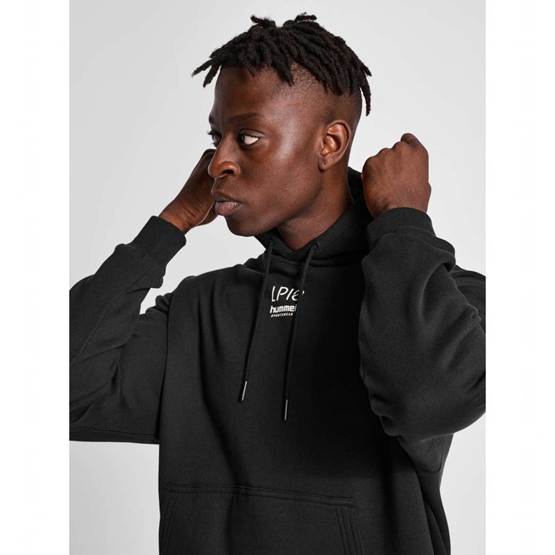 Hummel Lp10 Boxy Sweat Hoodie Herren Schwarz | 344676-963