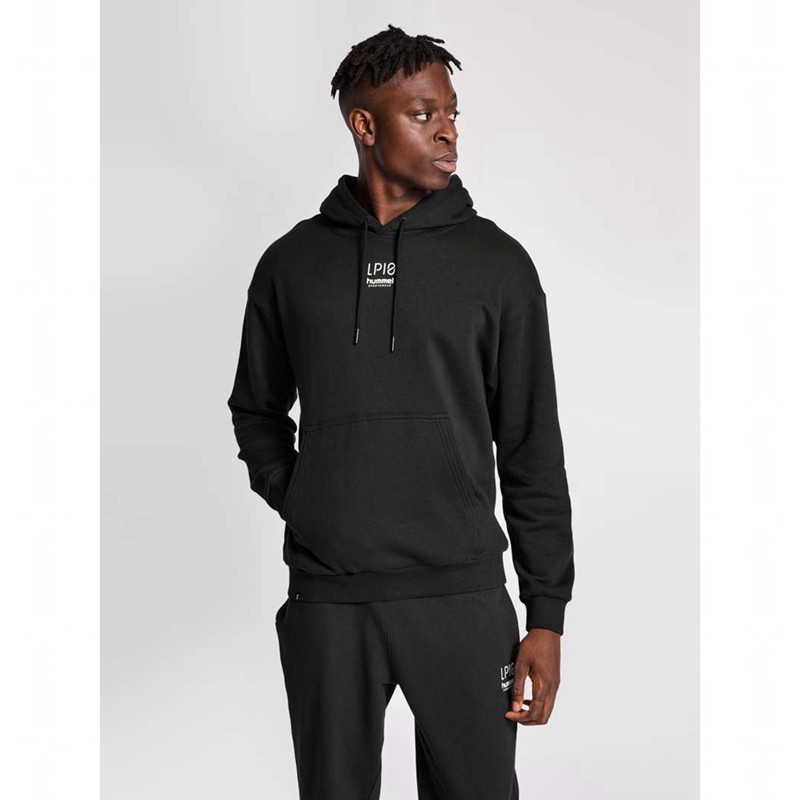Hummel Lp10 Boxy Sweat Hoodie Herren Schwarz | 344676-963
