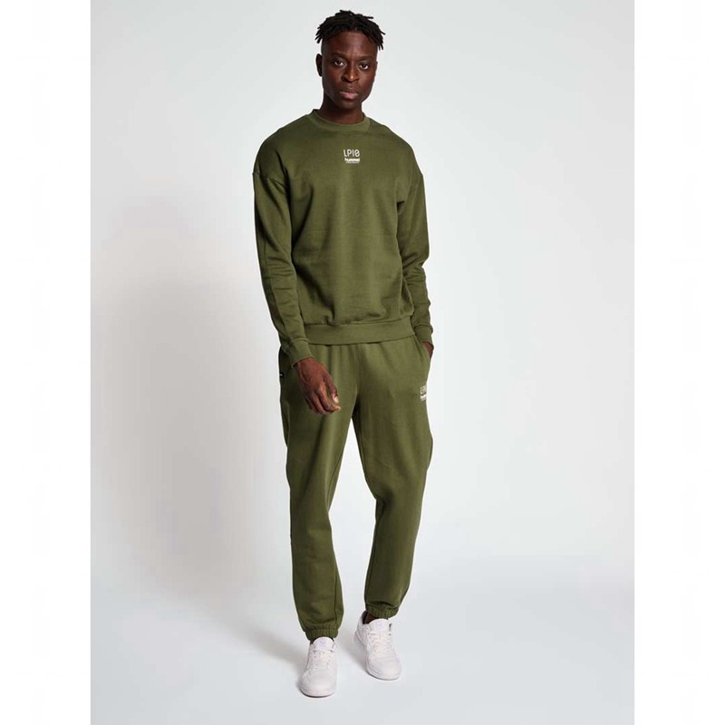 Hummel Lp10 Boxy Sweatshirt Herren Grün | 428739-114
