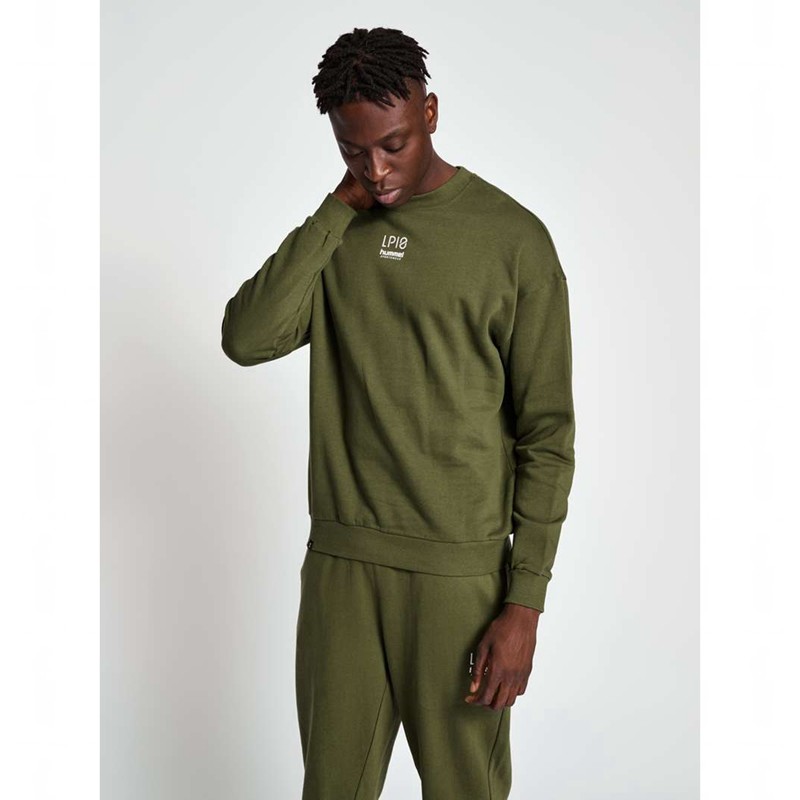 Hummel Lp10 Boxy Sweatshirt Herren Grün | 428739-114