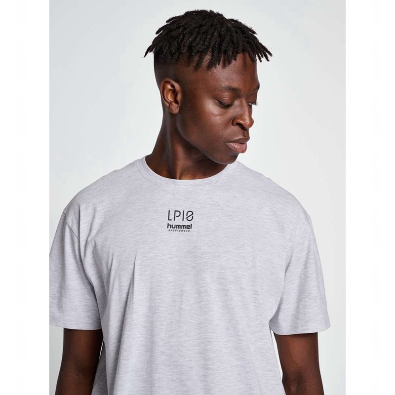 Hummel Lp10 Boxy T-shirts Herren Grau | 232226-675