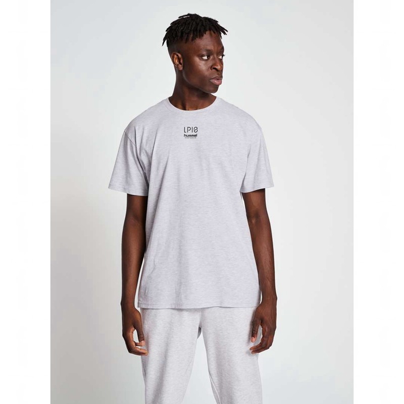 Hummel Lp10 Boxy T-shirts Herren Grau | 232226-675