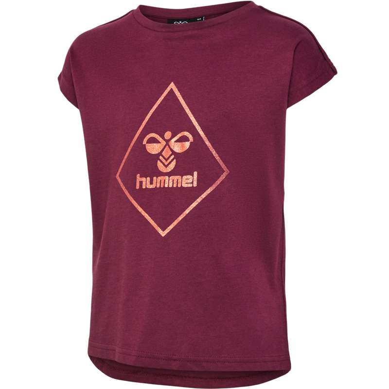 Hummel Luna S/S Hoodie Kinder Bordeaux | 806845-053