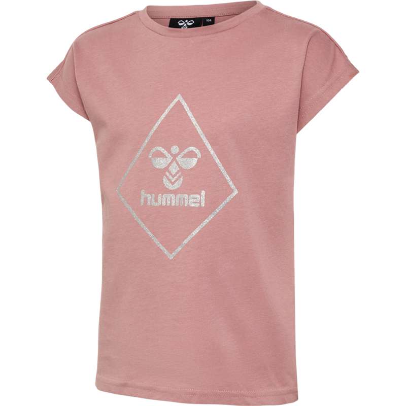 Hummel Luna S/S T-shirts Kinder Rosa | 804423-157