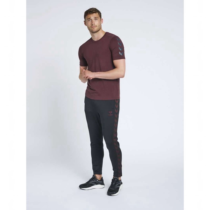 Hummel Mace Hoodie Herren Bordeaux | 141209-255
