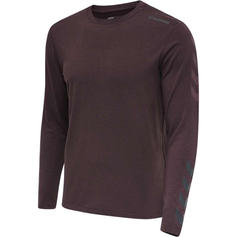 Hummel Mace Ls T-shirts Herren Bordeaux | 031609-425