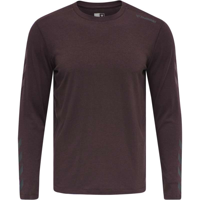 Hummel Mace Ls T-shirts Herren Bordeaux | 031609-425