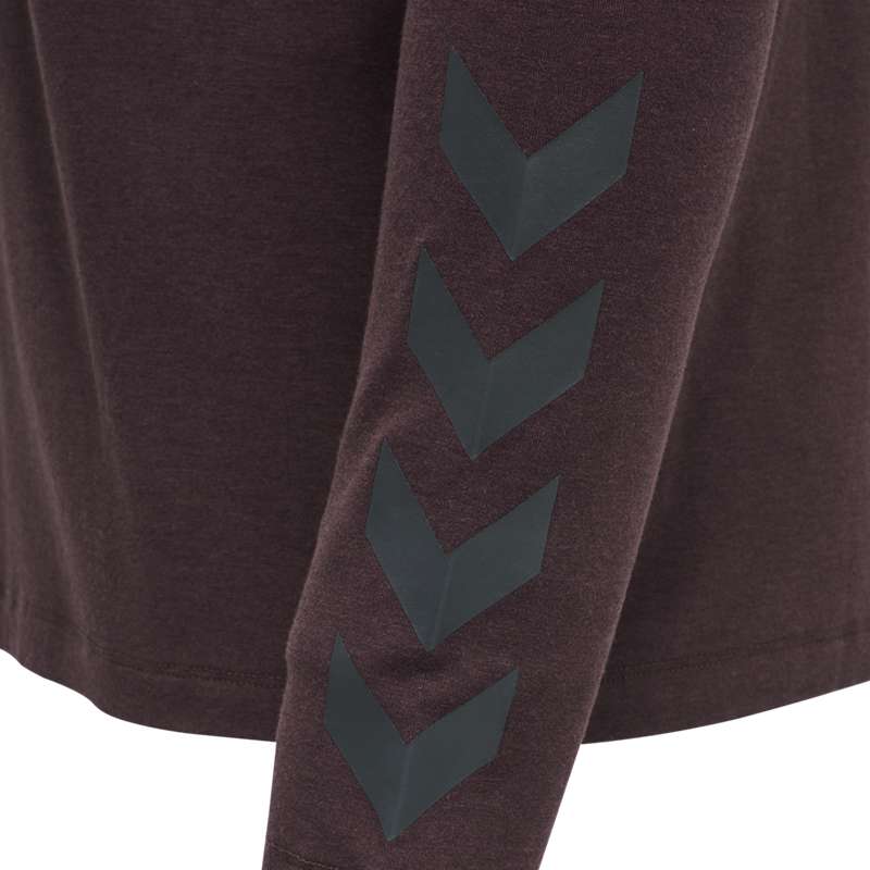 Hummel Mace Ls T-shirts Herren Bordeaux | 031609-425
