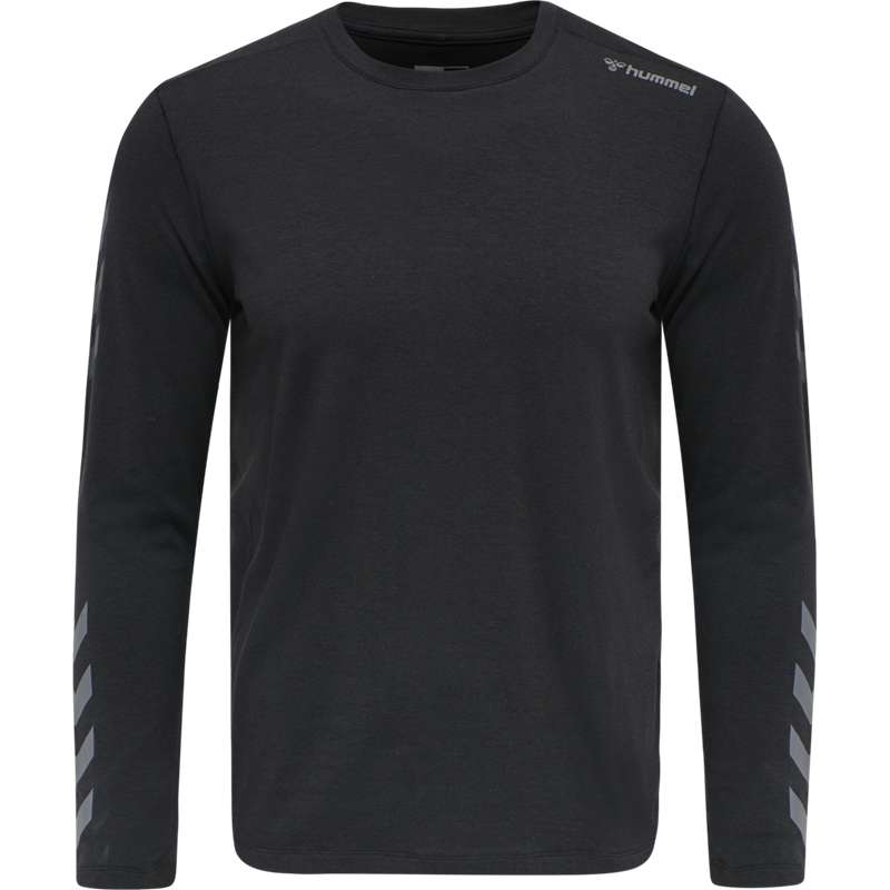 Hummel Mace Ls T-shirts Herren Schwarz | 946414-069