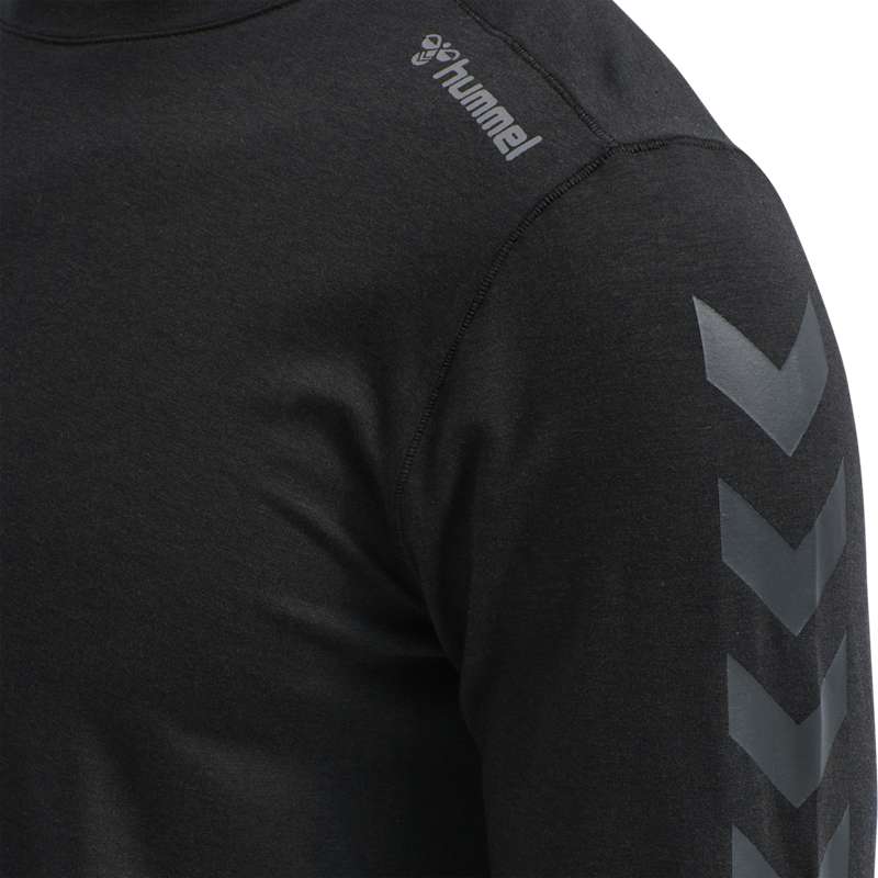 Hummel Mace Ls T-shirts Herren Schwarz | 946414-069