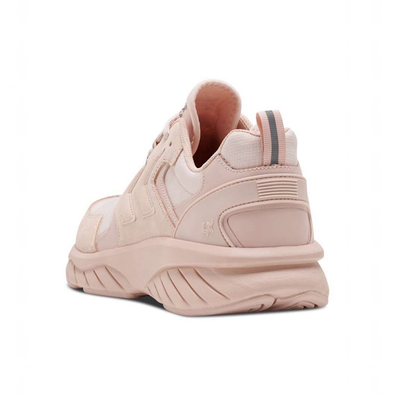 Hummel Marathona Reach Lx Tonal Rib Sneakers Herren Rosa | 526644-570