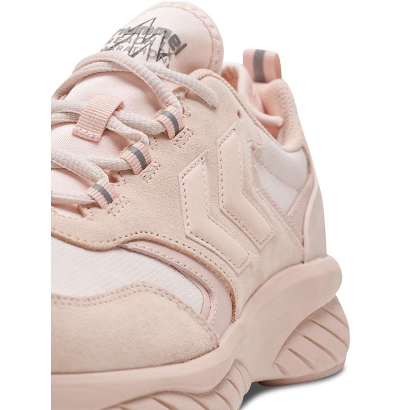 Hummel Marathona Reach Lx Tonal Rib Sneakers Herren Rosa | 526644-570